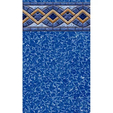 12' x 24' Oval Liberty Heavy Gauge Unibead Liner 52"
