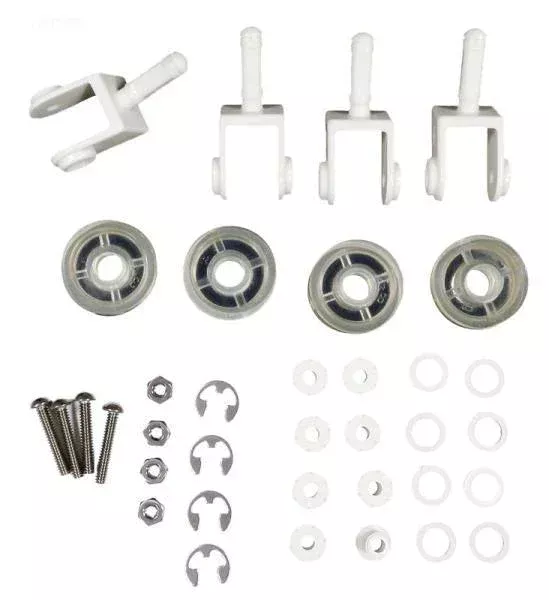 #250 Replacement kit, 4 each, #177 wheels, #263 casters, #264 axle assembly, #267 clips