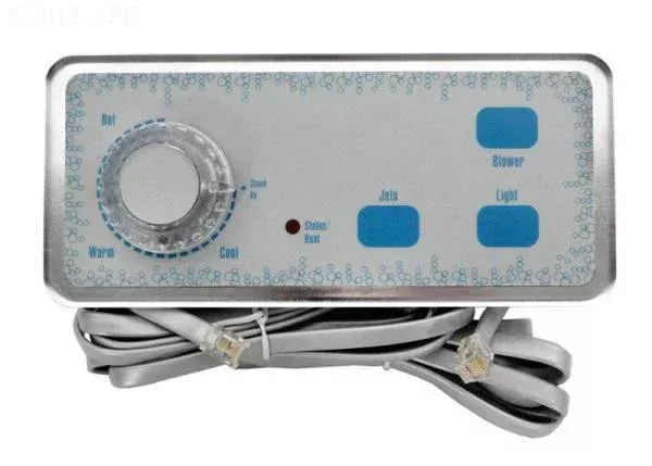 3-BUTTON DUPLEX W/KNOB