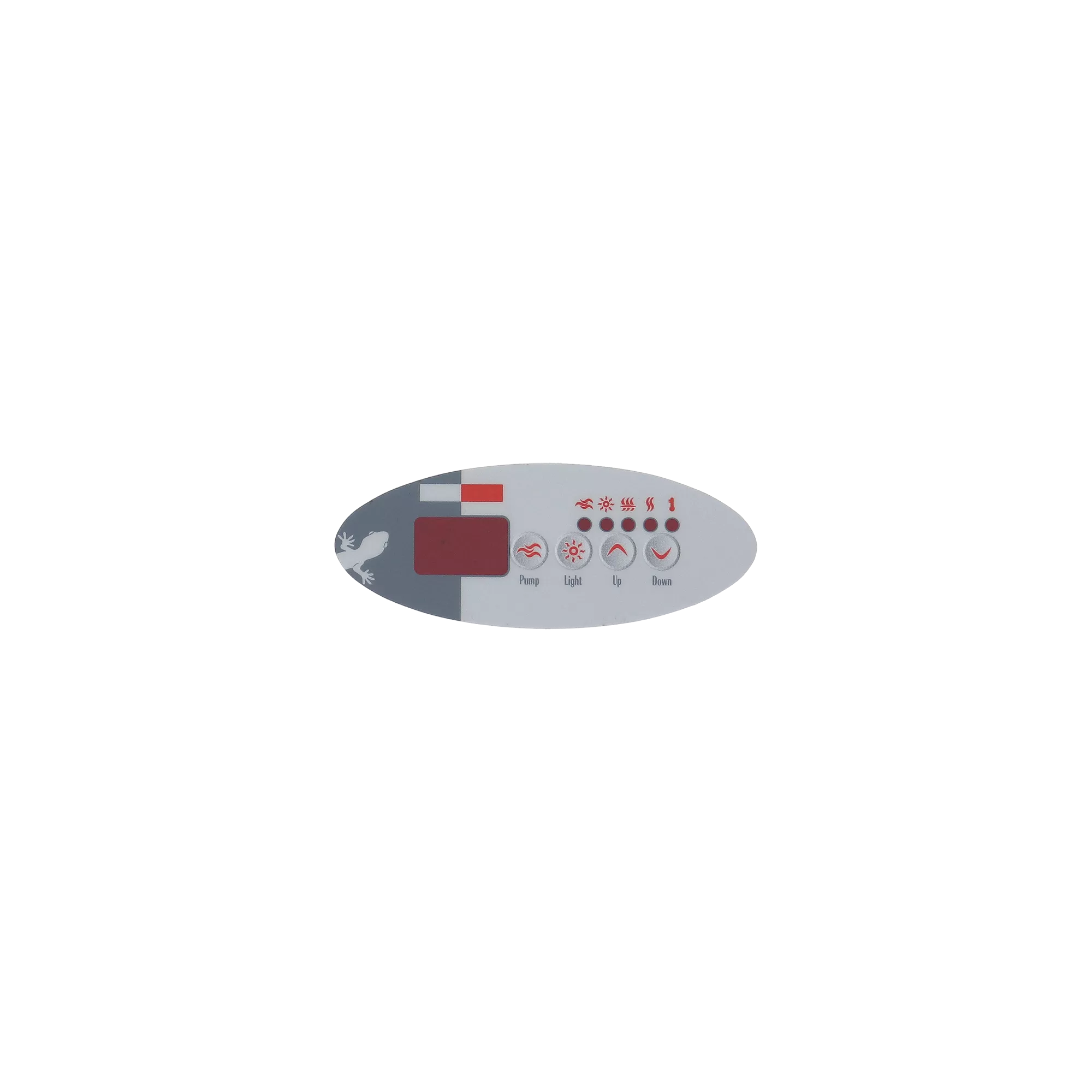 4 Button Gecko TSC Series Keypad Overlay 9916-100131