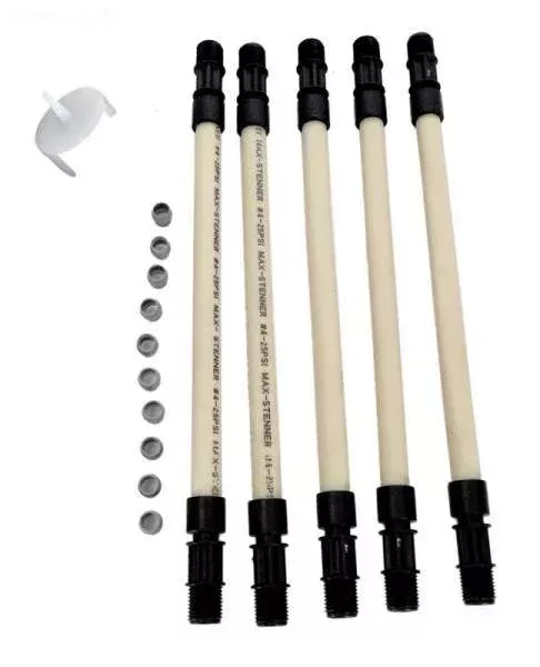 #4 Santoprene, 0-25 psi/0-1.7 bar, 5/pk