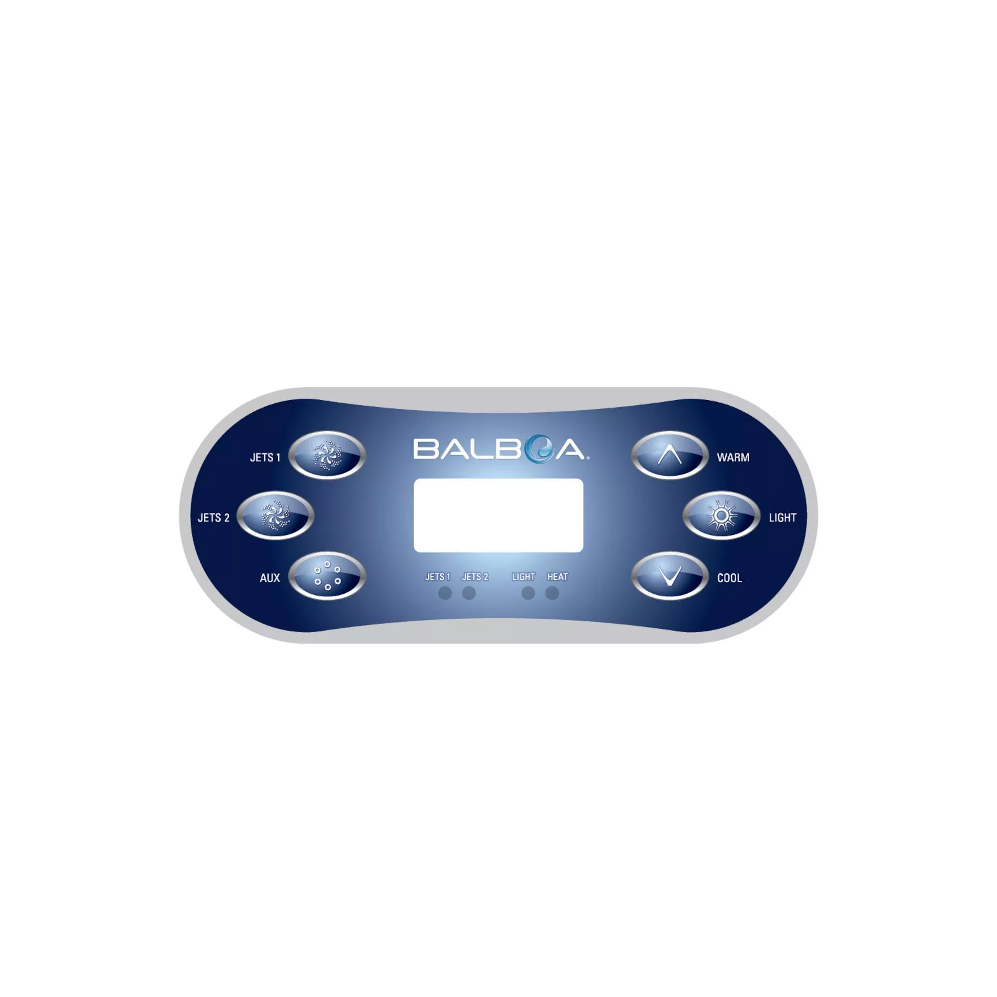 6 Button Balboa TP600 Keypad Overlay 12762