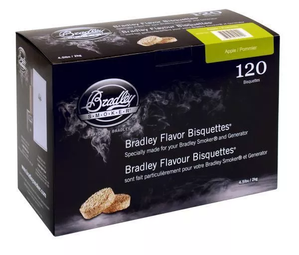 Bradley Smoker Bisquettes 120 Pack - Apple