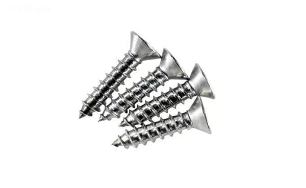 Flat Head Screw, 2", 4/pk