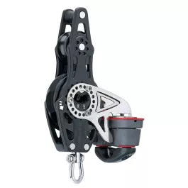 Harken 57 mm Fiddle Ratchet Block - Swivel - Cam Cleat - Becket