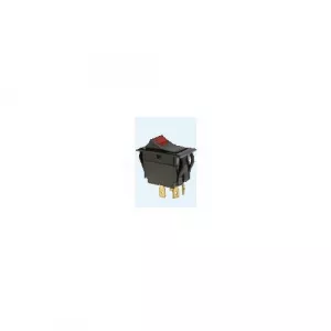 Ideal 774056 Red Lighted On-Off Rocker Switch with DPST Pole