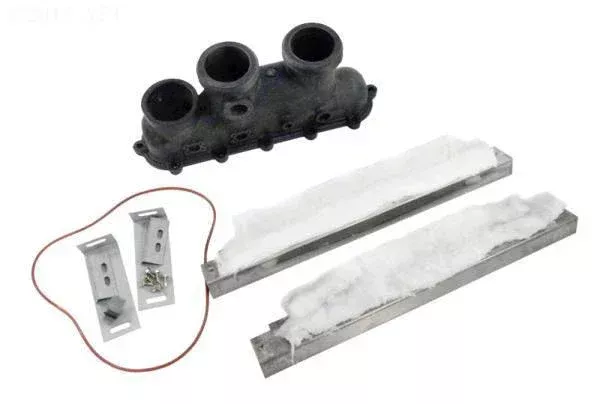 Inlet/Outlet Header, includes 6-H