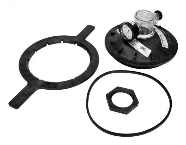 Kit closure, 8-1/2" btr. thd., black