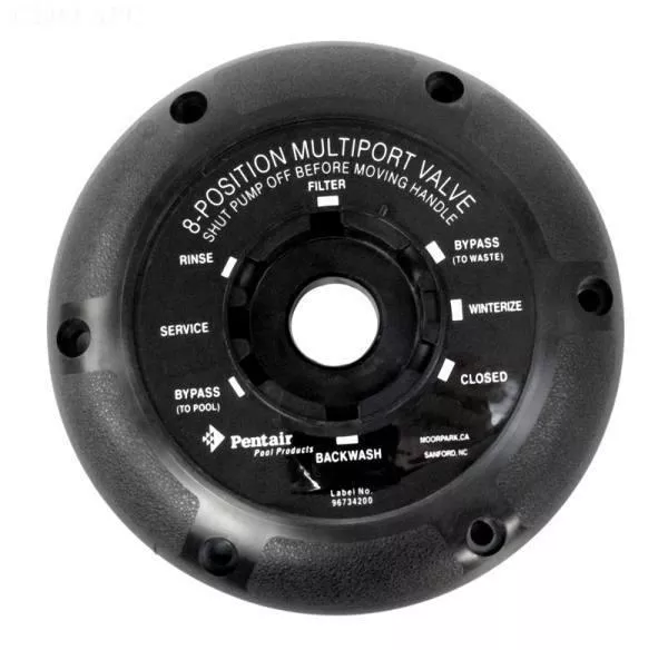 Lid assy., 8-pos., w/label