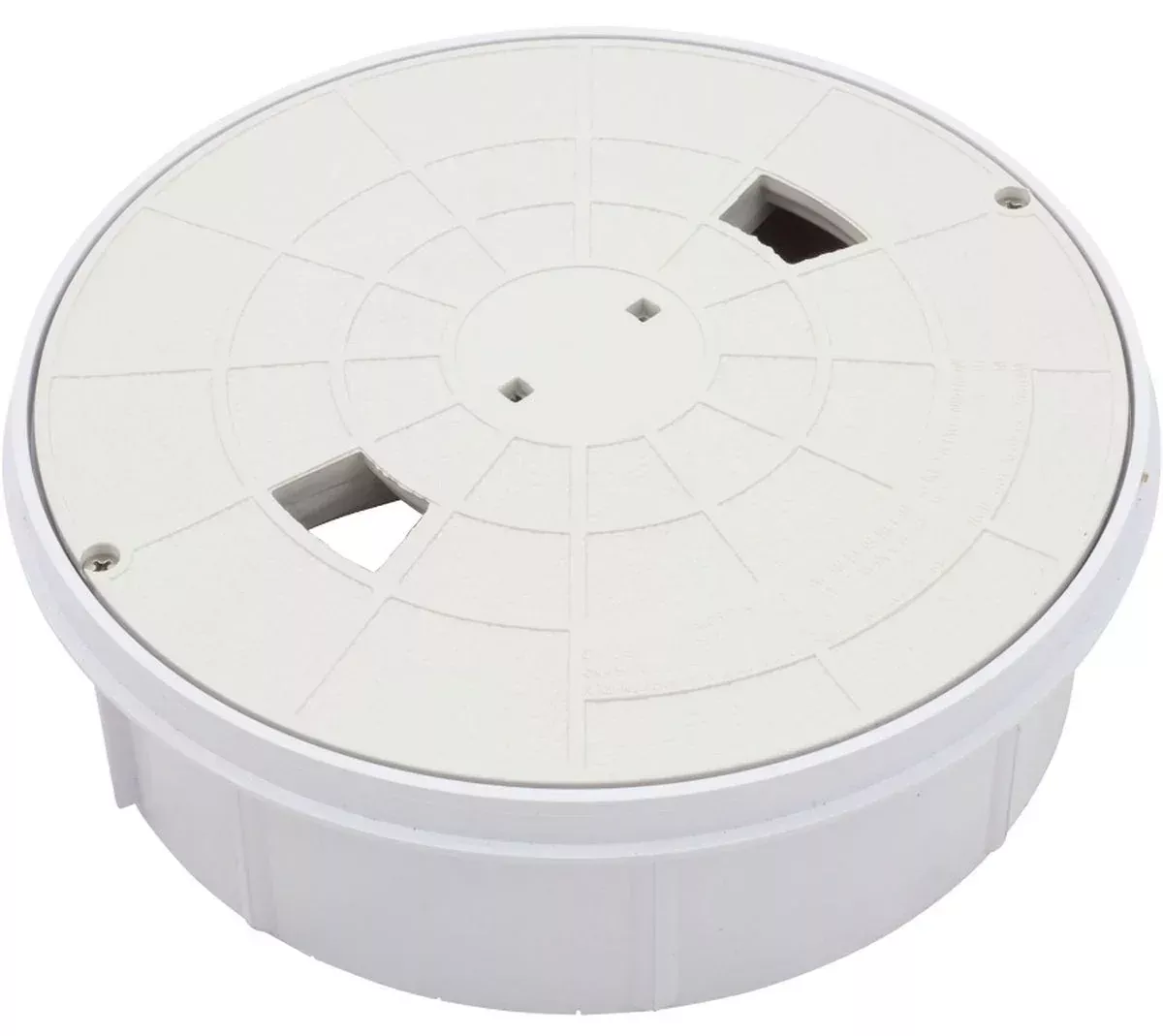 Lid/collar set, white