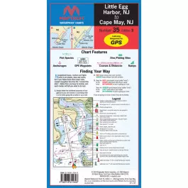 Maptech WPC 35 Little Egg Harbor to Cape May NJ