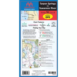 Maptech WPC 51 Tarpon Springs-Suwanee River