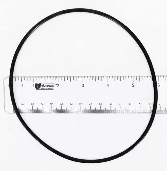 O-Ring, closure, white, 6"