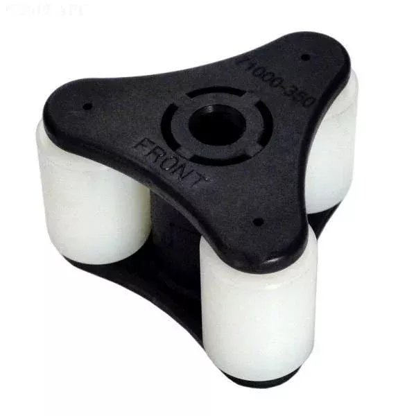 Roller Assembly -7 Tubes, Black Rollers