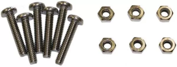 Screw W/Nut 6 Per Set