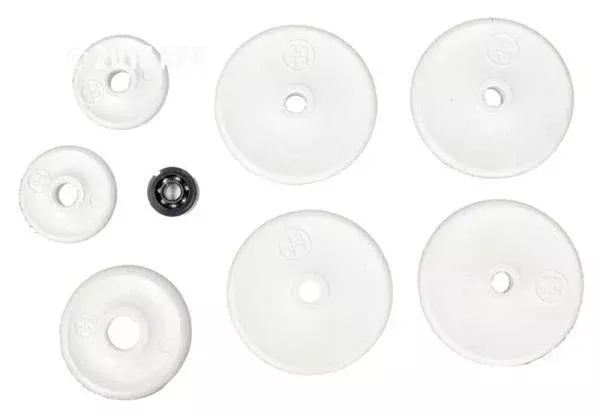 Soft Rollers w/Bearing, 7/pk