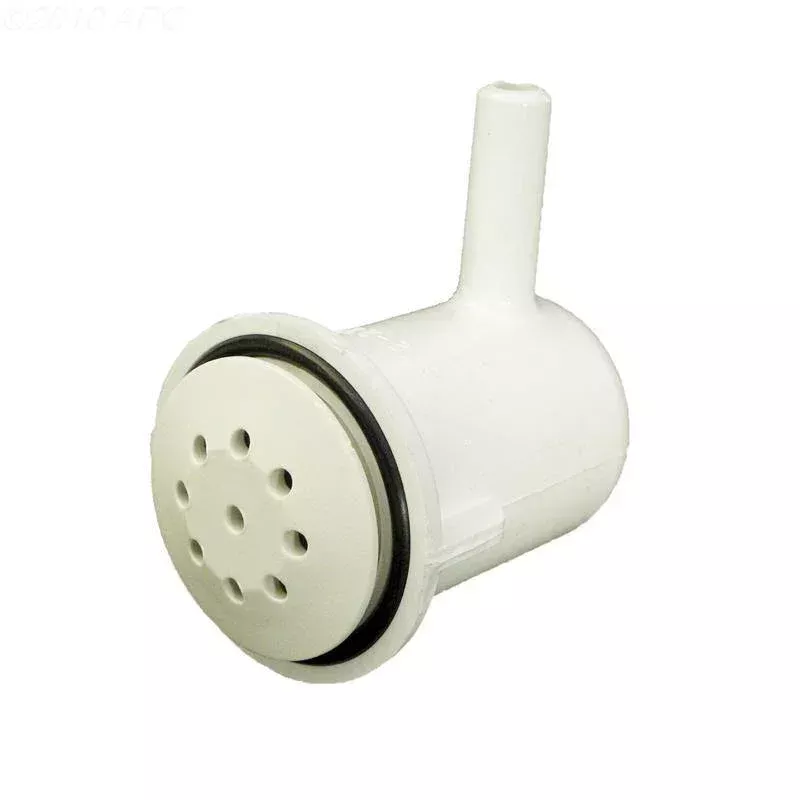 TOP-FLO AIR INJECTOR, 3/8"BARB ELL - WHITE